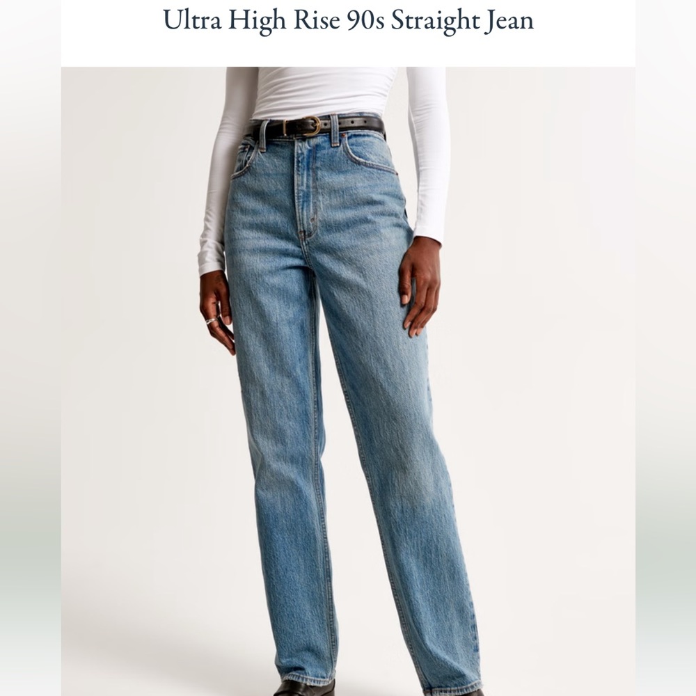 Ultra High Rise 90s straight jean
